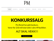 Tablet Screenshot of pm.no